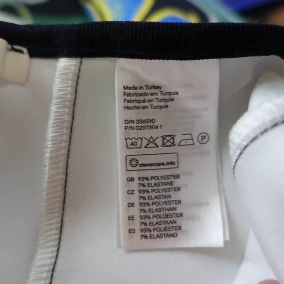 H&M scuba floral Hawaiian midi circle Neoprene skirt 6 4 - Picture 8 of 16